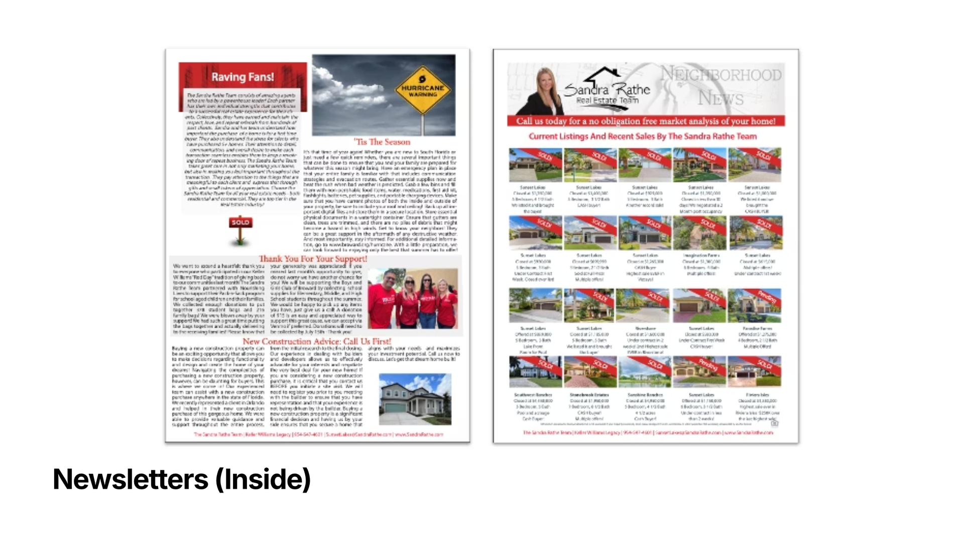Newsletters — Inside
