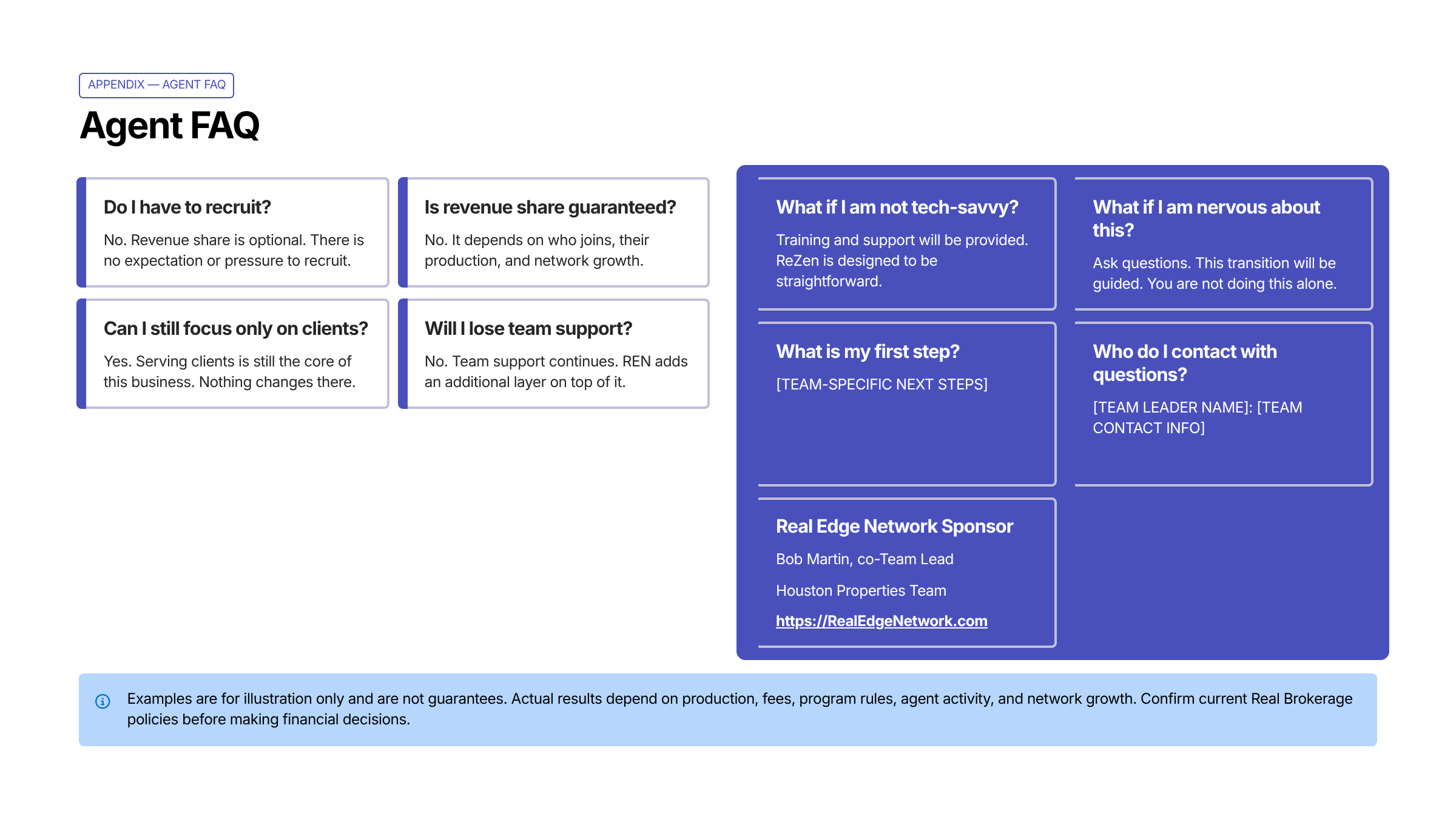 Agent FAQ