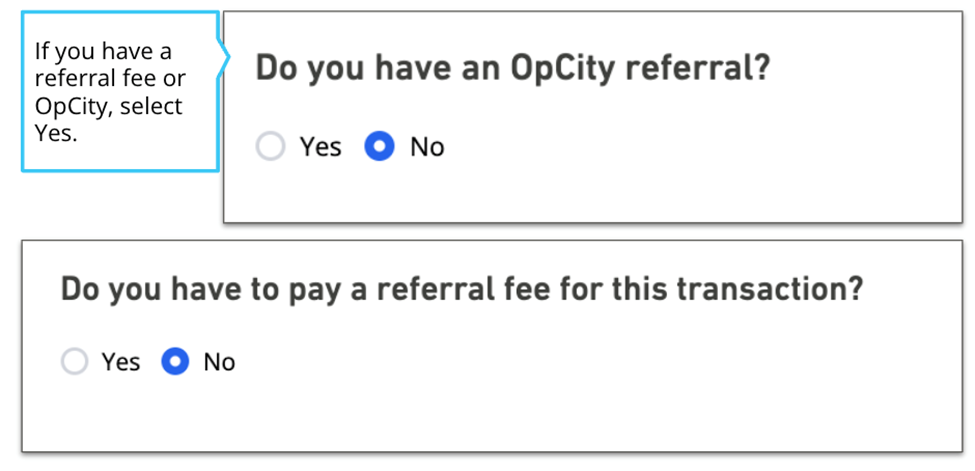 Referral questions