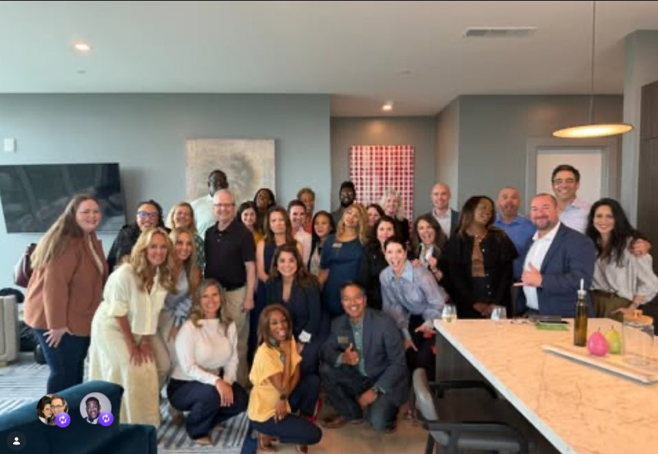 Real Edge Network agents together at a network event.