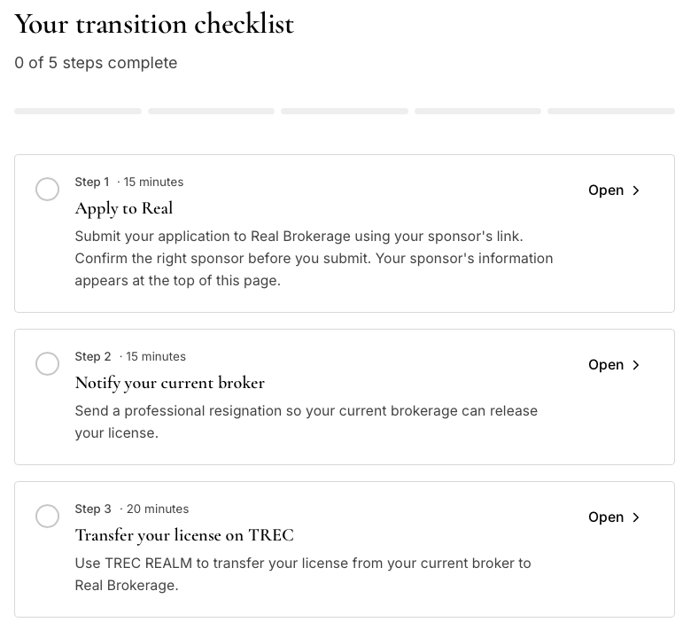 Transition Guide